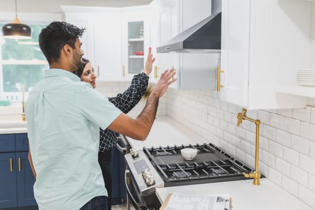 a man in a kitchen