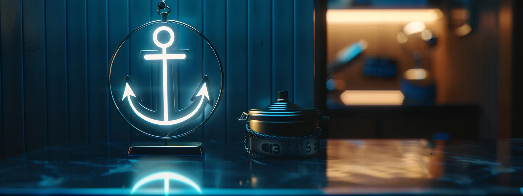 a professional brand logo displayed next to an anchor with iso and a2la certifications visible.